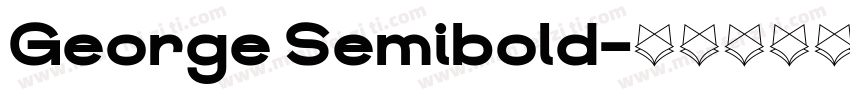George Semibold字体转换